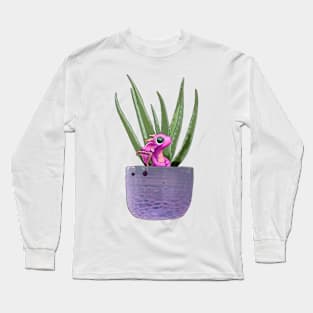 Hanging Aloe Planter Dragon Baby Long Sleeve T-Shirt